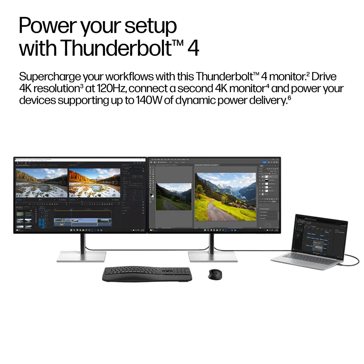 HP Series 7 Pro 31.5 collu 4K Thunderbolt 4 monitors - 732xk Photo 9