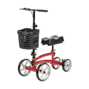 Коленный самокат Kid-man Nitro GLIDE с алюминиевой рамой, ручными тормозами, колесами Smartsoft и максимальной нагрузкой 125 кг