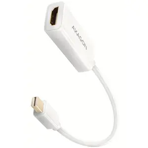 AXAGON RVDM-HI14NW Mini DisplayPort to HDMI 1.4 Video Cable Adapter 4K at 30Hz White