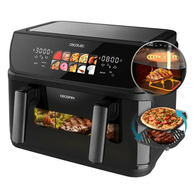 Cecotec Cecofry&Grill Duoheat 10000 Karstā gaisa