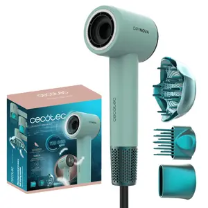 Фен Cecotec DryNova 3in1 Мятный 1600 Вт 110000 об/мин с функцией ионизации, концентратором и диффузором