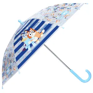 VADOBAG Bluey Full-sized Kids' Umbrella with Multicolour Rainy Days Design, 71 cm Diameter