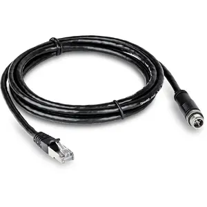 Trendnet TI-CD02 Industrial Ethernet Cable, RJ-45 to M12, 2 m, Black