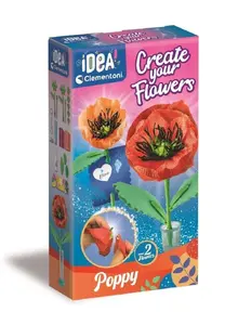 Clementoni Mini Fabryka Kwiatów Mak bērnu radošais komplekts bērniem no 8 gadu vecuma