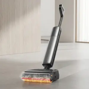 Вертикальный пылесос Dreame T16 Pro Heat для сухой и влажной уборки 420 Вт 30000 Па аккумулятор 5 Ач серый без мешка