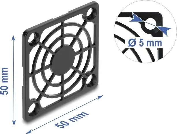 Delock Ventilatora režģis 50 x 50