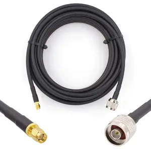 Rangeful HF300-NM-SM-1 Коаксиальный кабель SMA Male на N Male 1 метр HF300 эквивалент LMR300