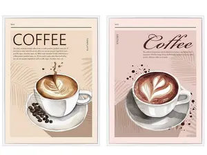 Canvas With Frame Decorlife Latte 2 designs