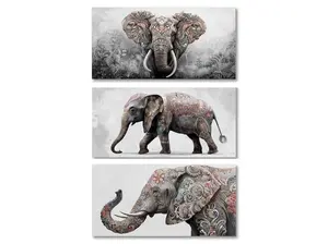 High Gloss Canvas Wall Art Decorlife with Assorted Designs