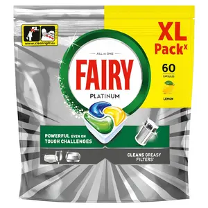 FAIRY PLAT Lemon Dishwasher Capsules 60 pcs