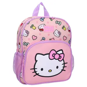Vadobag Hello Kitty Sweet Charm skolas mugursoma rozā un violetā krāsā