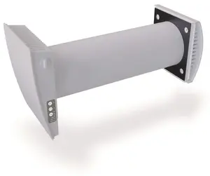 Ronic Zyle Siku Sphere Basic 160 Ventilators ar manuālo aizvērtni un tālvadības pulti, gaisa plūsma 50 m³/h, diametrs 160 mm