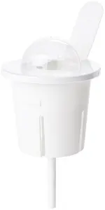 Click & Grow Pro Plant Cups 9pcs с перфорированными чашками, крышками и фитилями для Smart Garden и Wall Farm