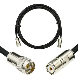 Коаксиальный кабель Rangeful HF300 PL259 на SO239 1 метр HF300-PL-SO-1
