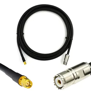 Коаксиальный кабель Rangeful HF300-SM-SO-1 SO239 на SMA Male 1 метр HF300 эквивалент LMR300