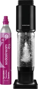 SodaStream 1013711490 Carbonator Black with Plastic Bottle