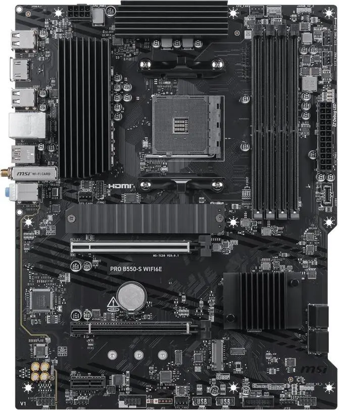 Mātesplate MSI B550-S WiFi6E ATX Socket