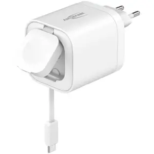 ANSMANN 1001-0187 Home Charger HC265PD Wireless Fast Charger for Smartwatch Smartphone and Tablet White