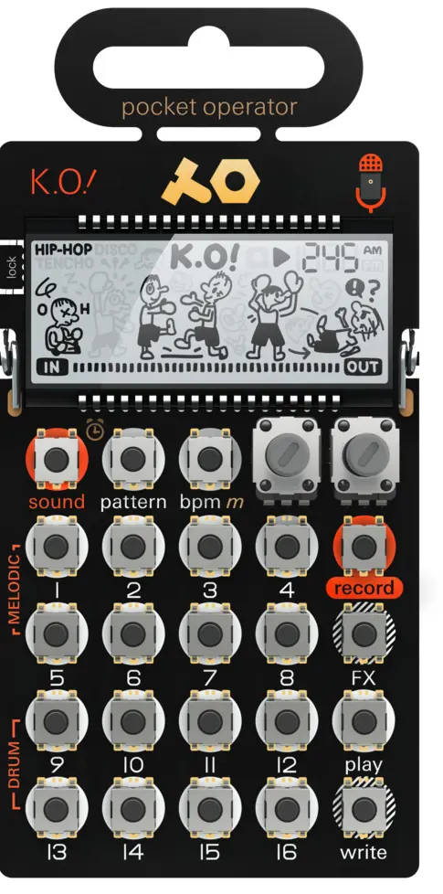 Teenage Engineering PO-33 K.O! Portatīvais