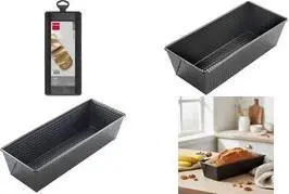 METALTEX Superior Line Loaf Pan, 260 mm, black steel sheet with non-stick coating