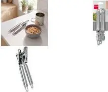 METALTEX Imperial Plier Can Opener Stainless Steel with Ergonomic Handle Dishwasher Safe