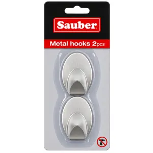 Sauber Oval iron hooks 2 pcs