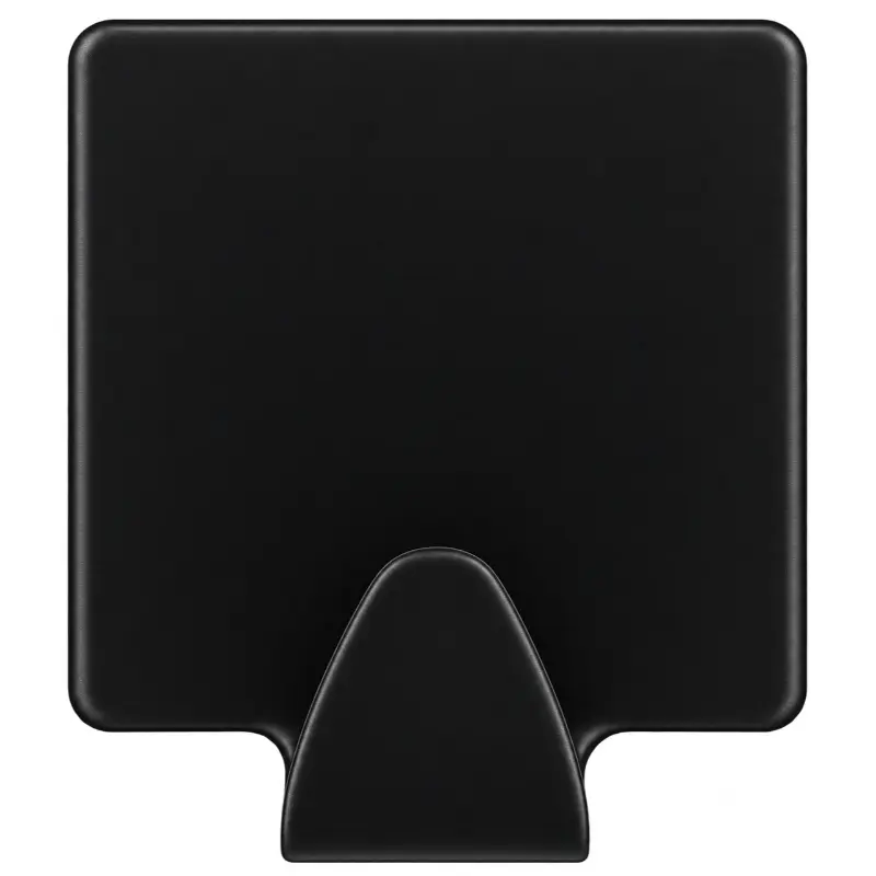 Sauber Square Hooks 4 pcs Black Iron Photo 2