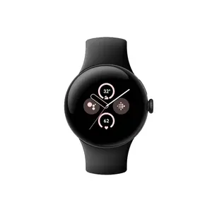 Умные часы Google Pixel Watch 2 AMOLED 41 мм Цифровой сенсорный экран Черный Wi-Fi GPS Wear OS 32 ГБ