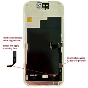 Display for iPhone 15 Pro Shenzhen Shen Rui Display CO. LTPO Soft OLED 120Hz 6.12 inches touch-sensitive glass