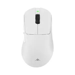 White Shark CAMILLUS WGM-9013 Игровая мышь Белый Оптический сенсор PixArt 3950 30000 DPI Тройной режим подключения Переключатели OMRON