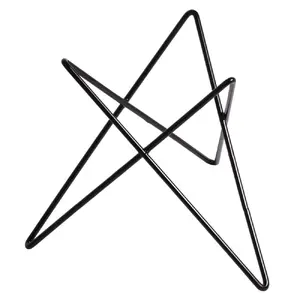 Arkolat Verlo Buffet Base Star-Shaped Steel Black