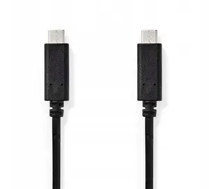 Nedis USB cable CCGB64700BK10 USB 3.2 Gen 1 1 m USB-C to USB-C Black