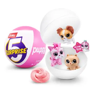 Zuru 5 Surprise Puppies Capsule Series 1 Daudzkrāsu pārsteiguma rotaļlieta bērniem no 3 gadu vecuma