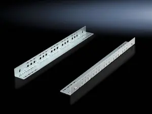 Rittal DK 5501.450 Направляющие стальные фиксированные для корпусов TS IT, серебристые, 2 шт.