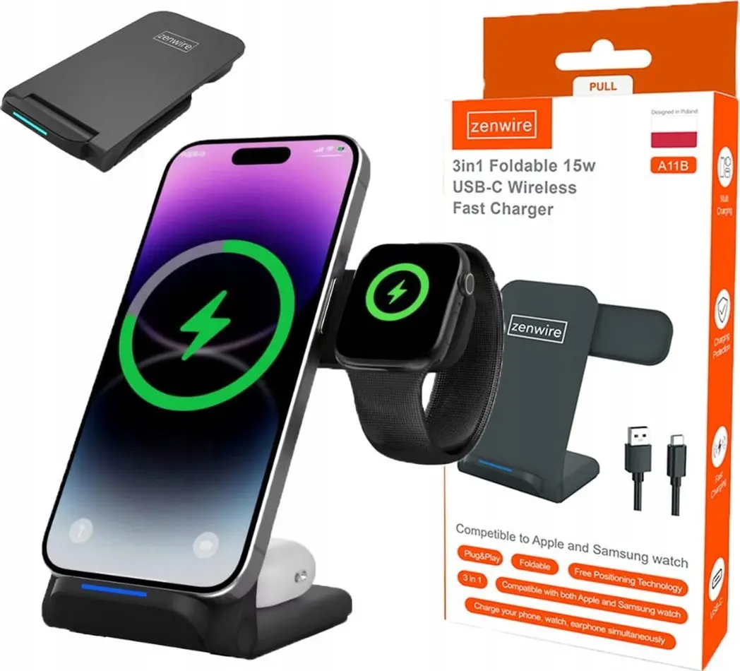 Zenwire A11B Indukcijas lādētājs ar 3