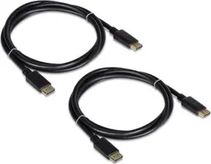 DisplayPort cable Trendnet TK-DP06/2 DisplayPort to DisplayPort 1.8 m black 2 pieces