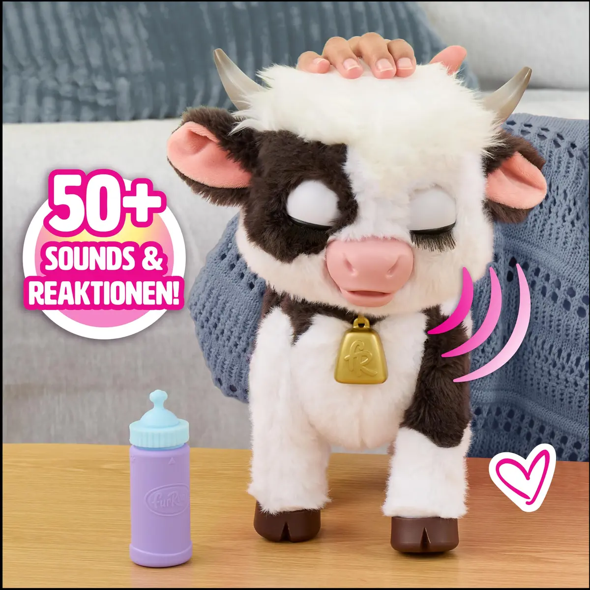 Just Play Real Riley the Feed & Follow Cow Toy Photo 2