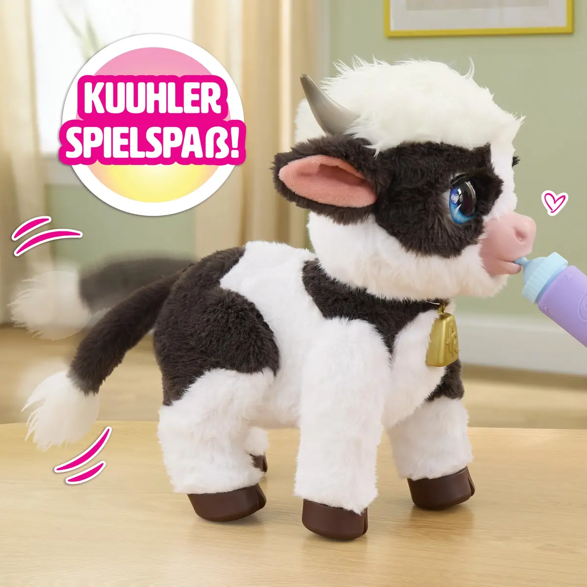 Just Play Real Riley the Feed & Follow Cow Toy Photo 4