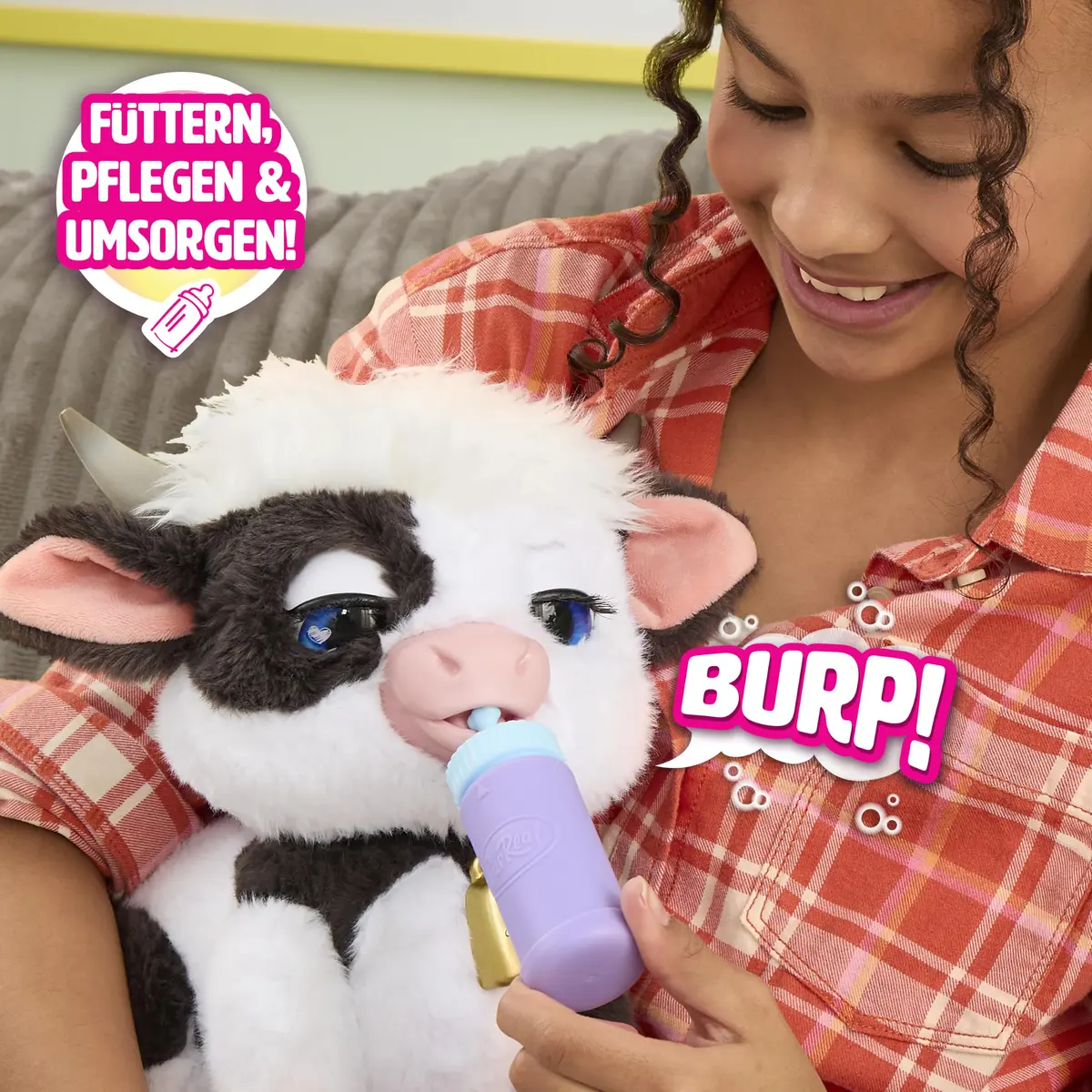 Just Play Real Riley the Feed & Follow Cow Toy Photo 5