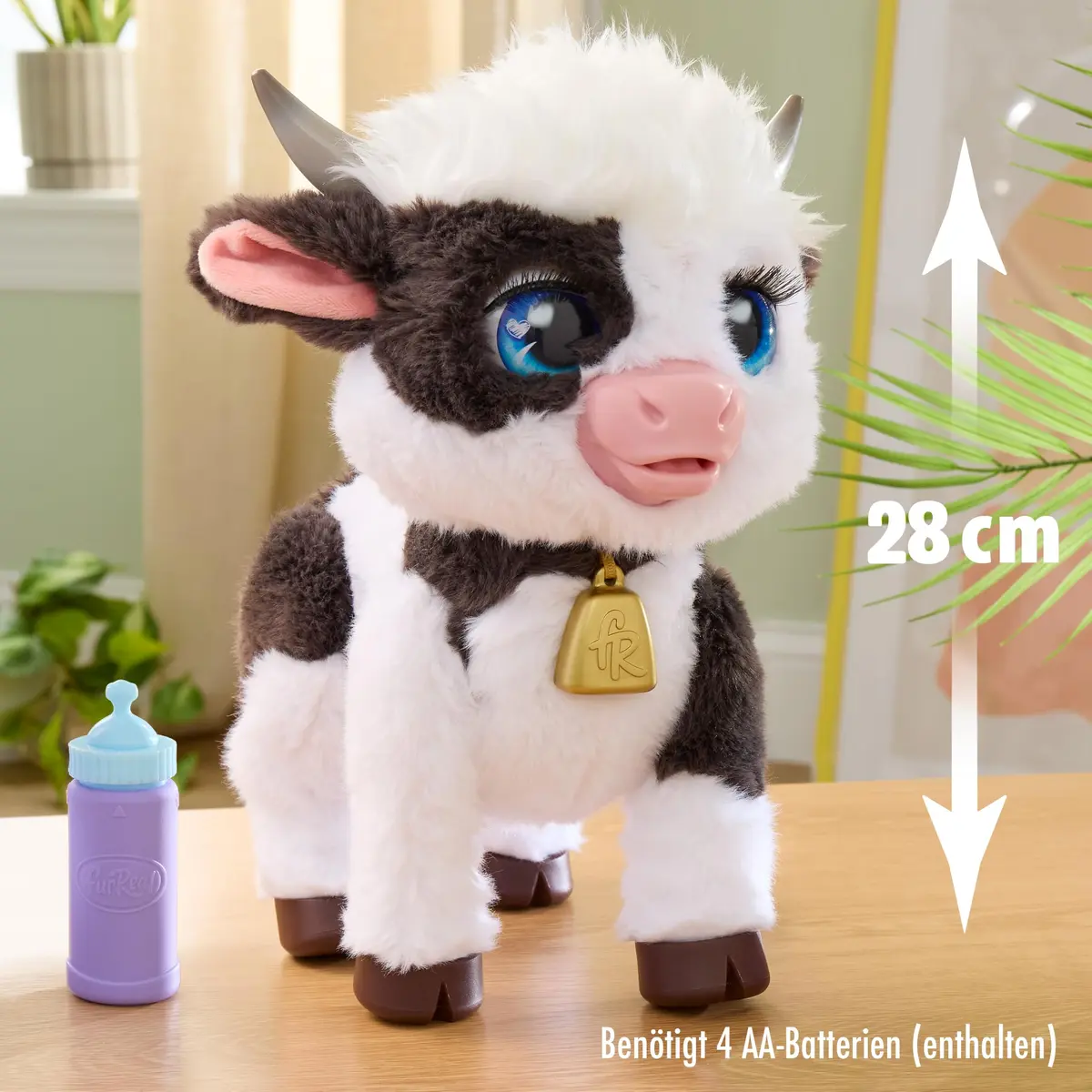 Just Play Real Riley the Feed & Follow Cow Toy Photo 6