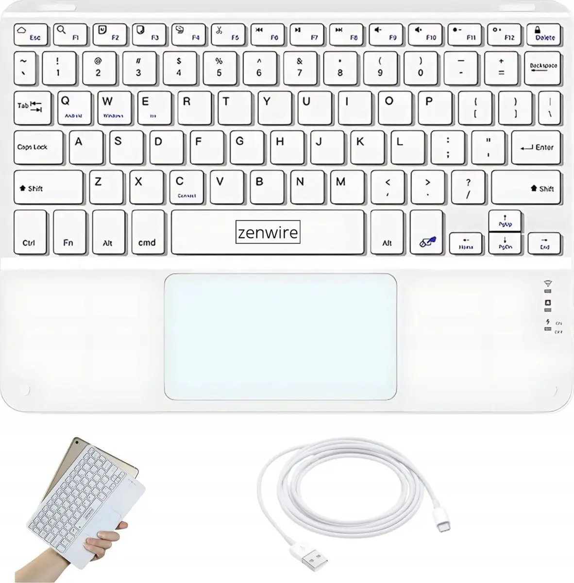 Planšetdatora tastatūra Zenwire WLK-619, 1000574, 5904507529857