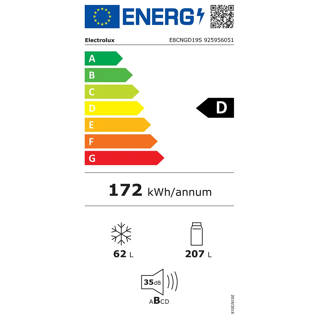 Electrolux E8CNGD19S Built-In Fridge Photo 3