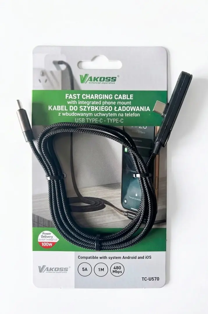 Vakoss TC-U570 USB-C to USB-C Cable Photo 2