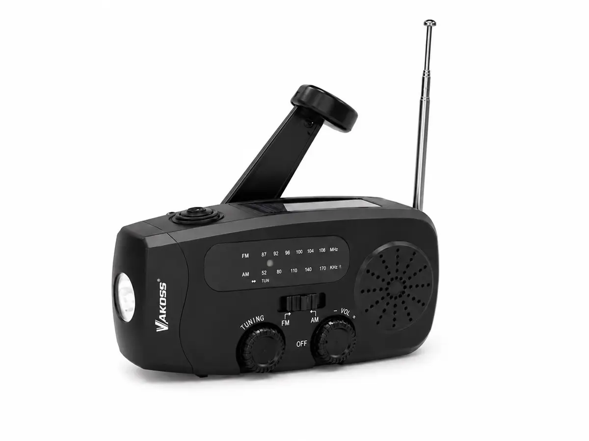 Vakoss FM-3660K Avārijas radio FM/AM ar