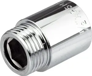 Perfexim Латунный хромированный удлинитель 1/2" x 40mm