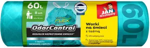 Sarantis SAR JAN NZ WORKI MAGNUM Flex&Odor Control 60L 8 pieces trash bags