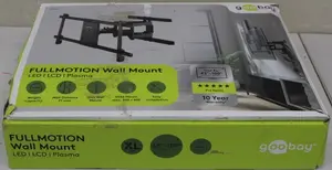Кронштейн для телевизора Goobay Pro FULLMOTION XL черный для экранов 43-100 дюймов, максимальная нагрузка 60 кг с креплениями VESA до 800x400мм