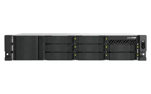 QNAP TS-h1073BXeU-RP-8G Rack NAS Server, AMD Ryzen Embedded V1780B 3.35 GHz, 8 GB DDR4, QNAP QTS, 2U
