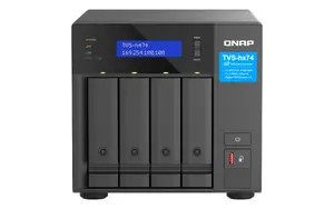 QNAP TVS-H474 Network Attached Storage Tower Intel Core i3-12100 8 GB DDR4 QuTS hero