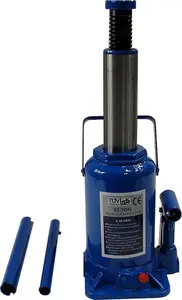 Silver 11099 Hydraulic Bottle Jack with a 20-Ton Capacity